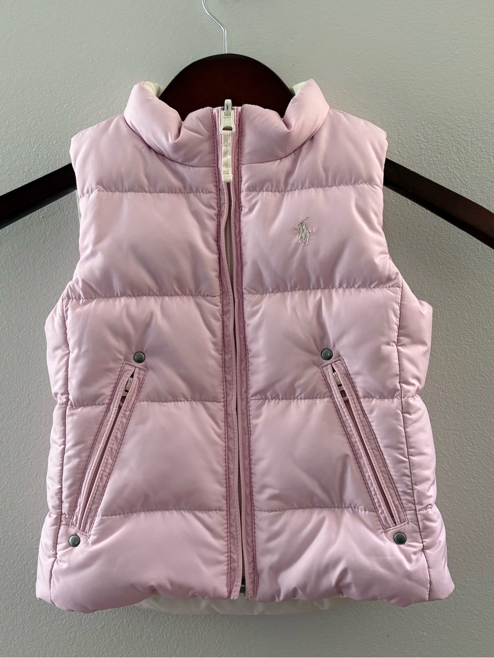 Toddler 3T Light Pink Quilted Puffer Vest